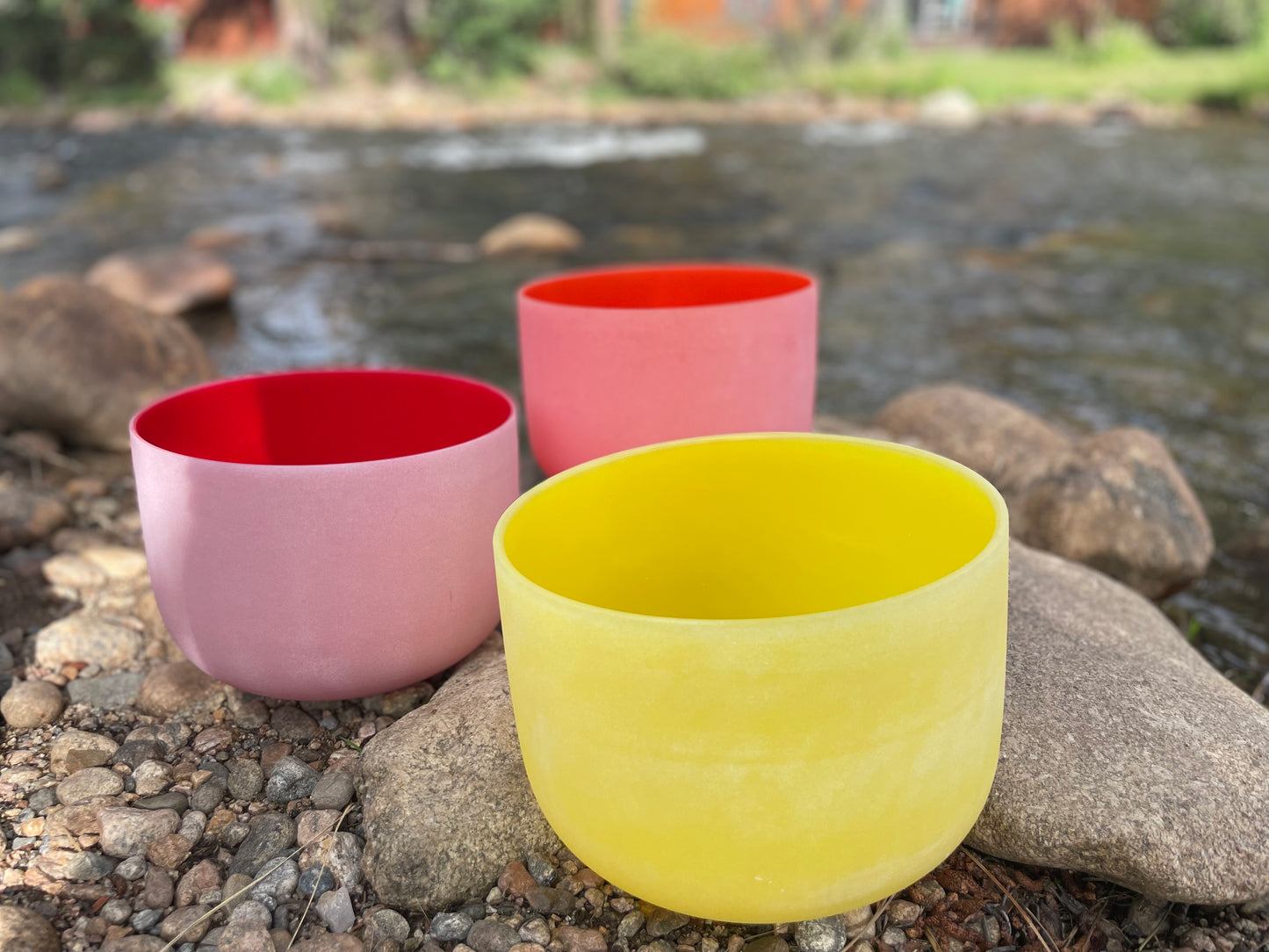 Crystal Chakra Color Singing Bowls 10"