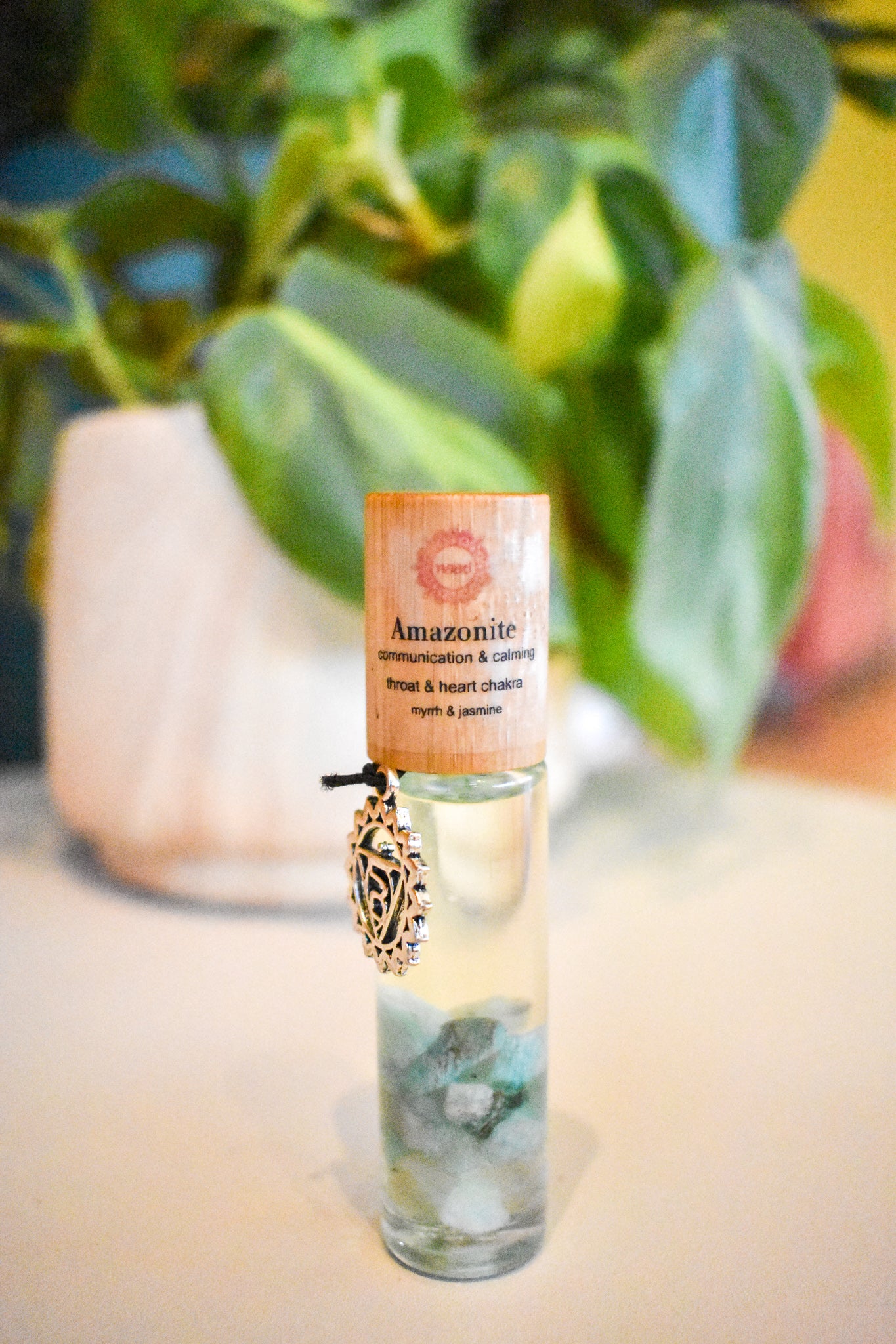 Amazonite Gemstone Essential Oil Roll-on