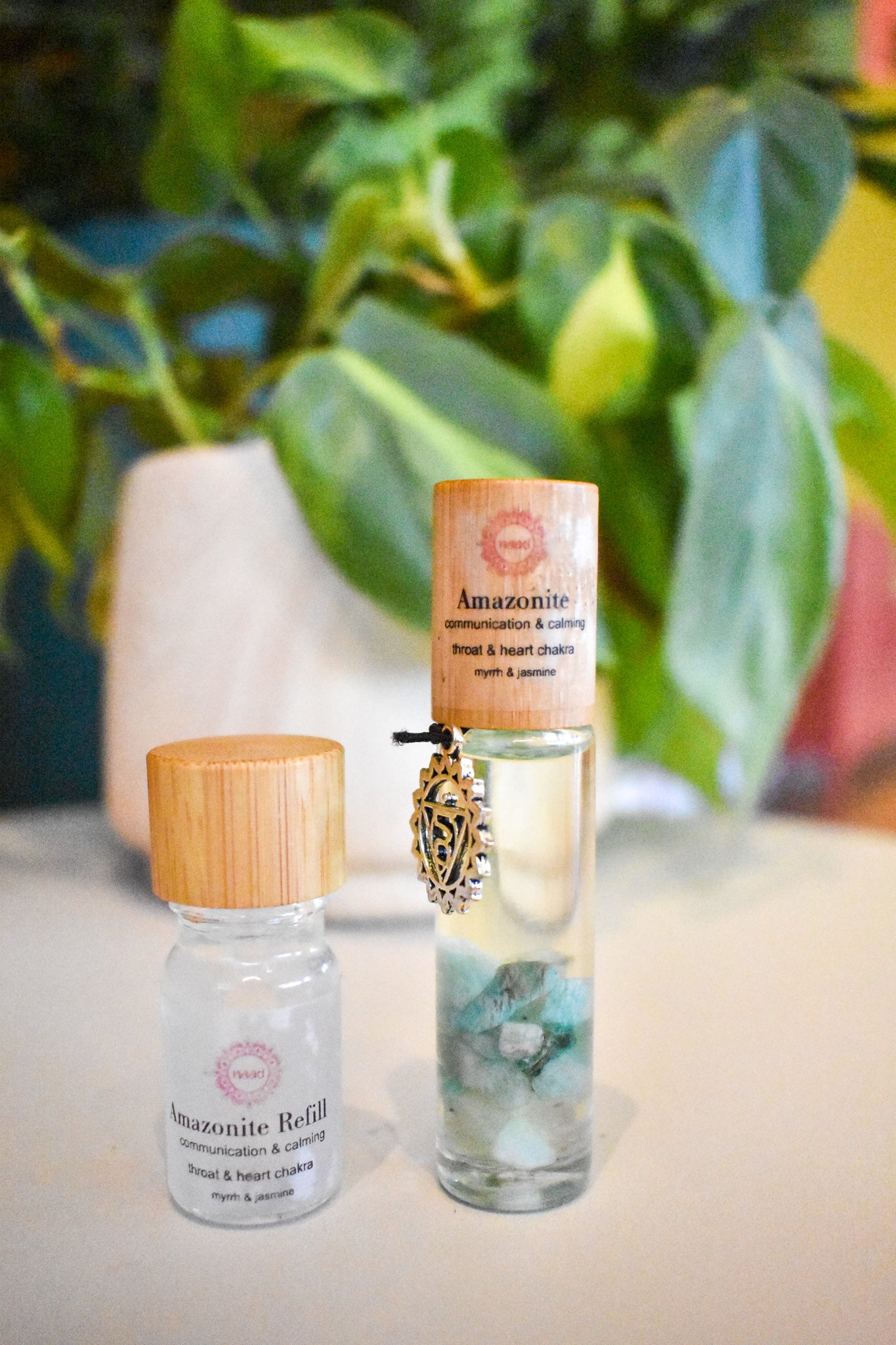 Amazonite Gemstone Essential Oil Roll-on