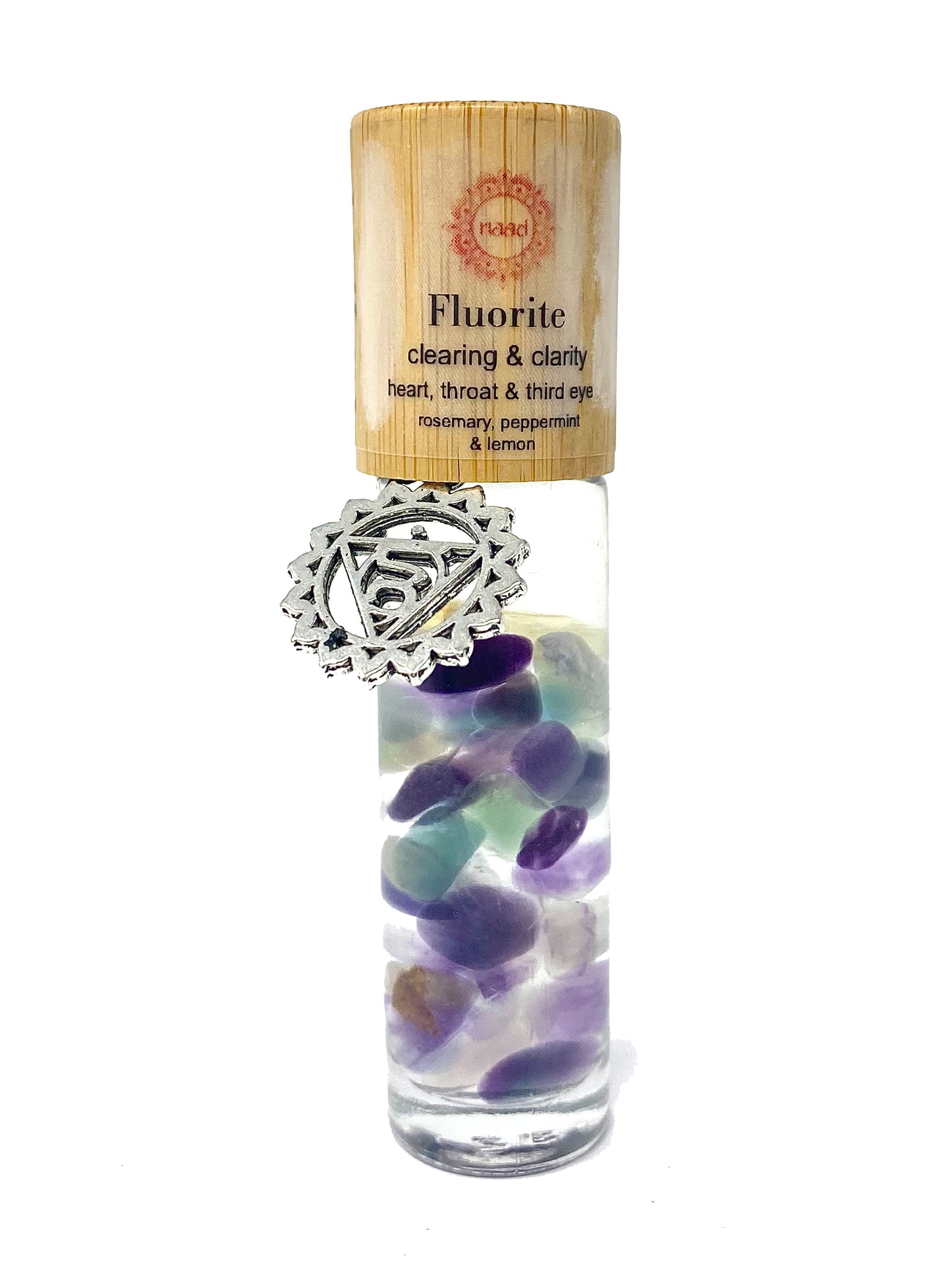 Fluorite Gemstone Essential Oil Roll-on