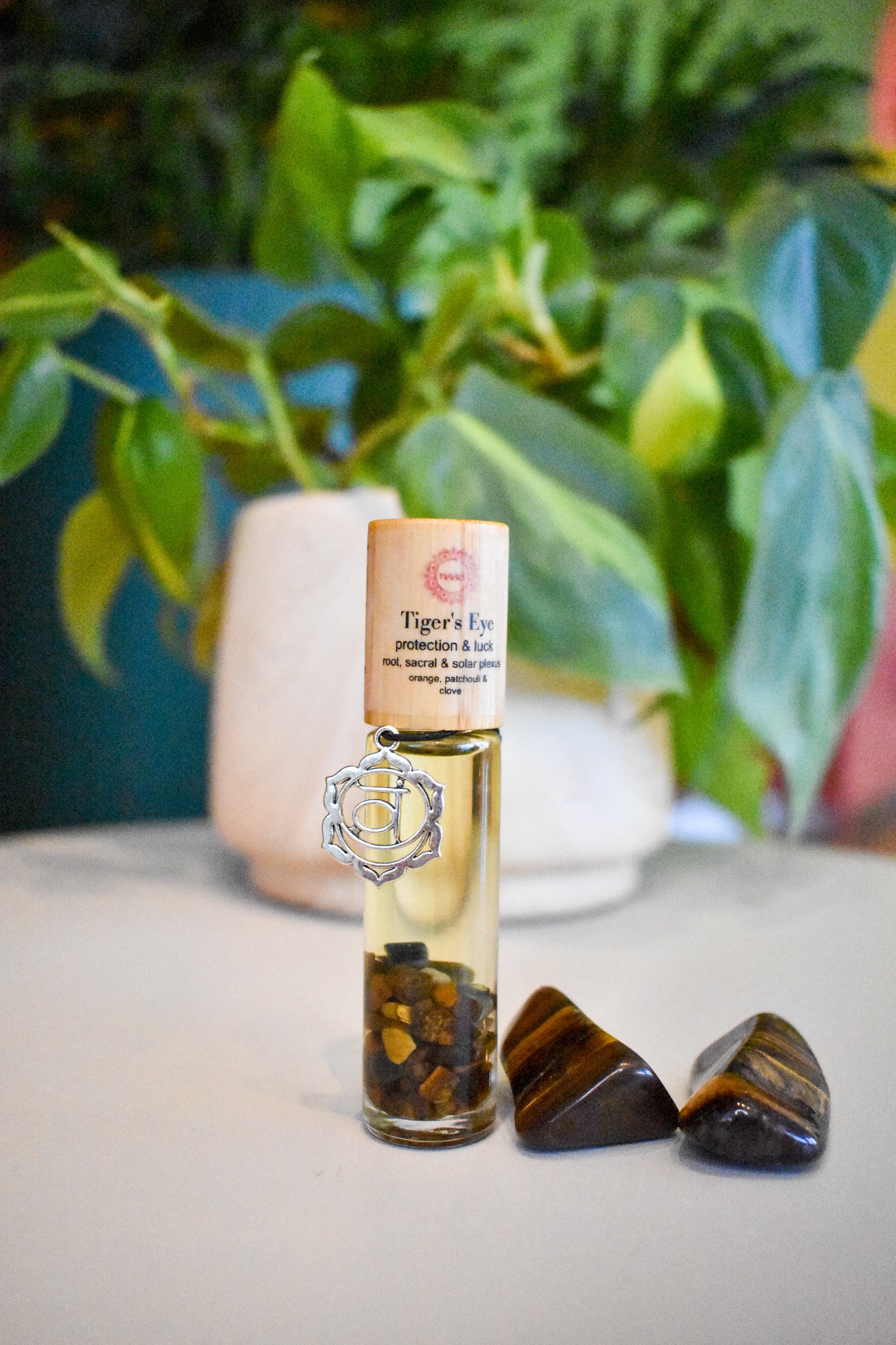 Tiger’s Eye Gemstone Essential Oil Roll-on