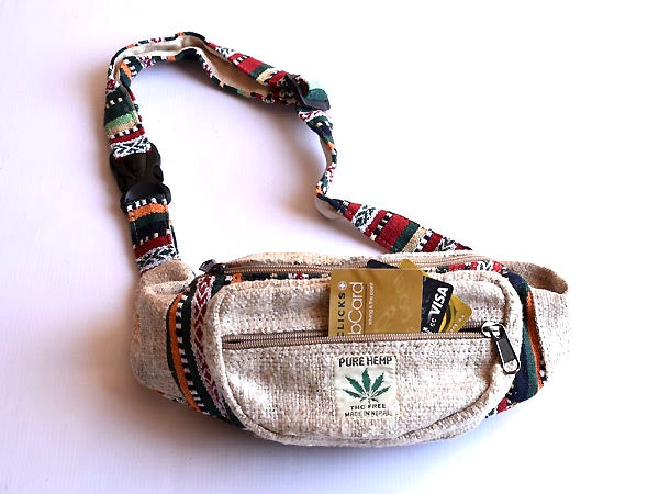 Hemp Money Belt/Fanny Pack