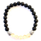 Citrine Lava Beads Diffusing Bracelet