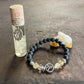 Citrine Gemstone Roll-on with Citrine Essential Oil Diffusing Bracelet
